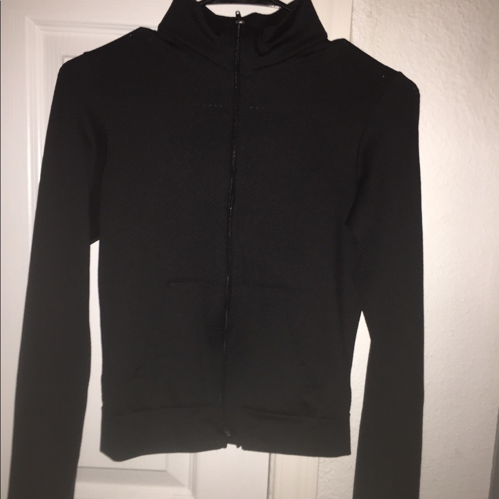 Black zip up